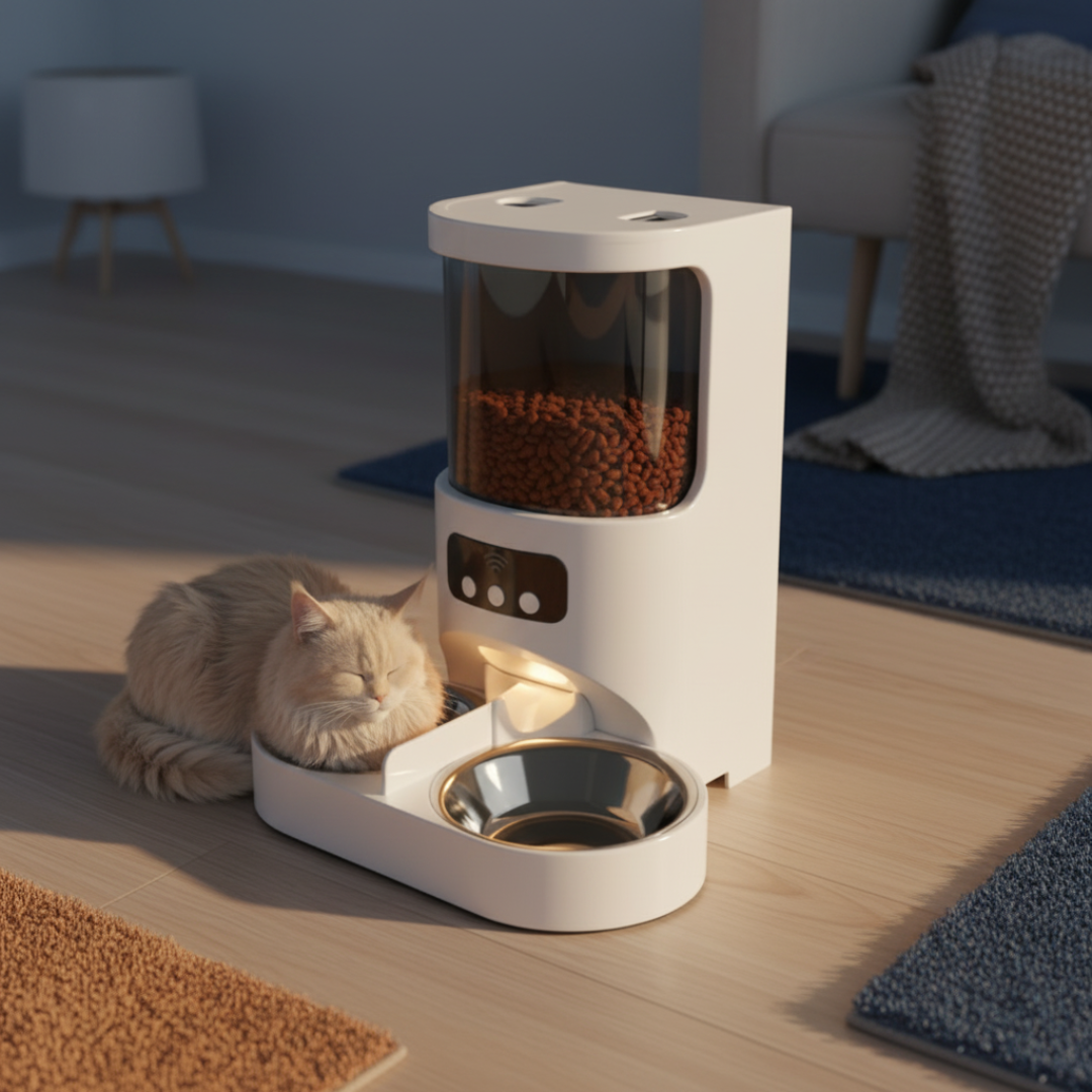 Automatic Cat Feeder – TwinMeal X39 Dual Bowl Feeder