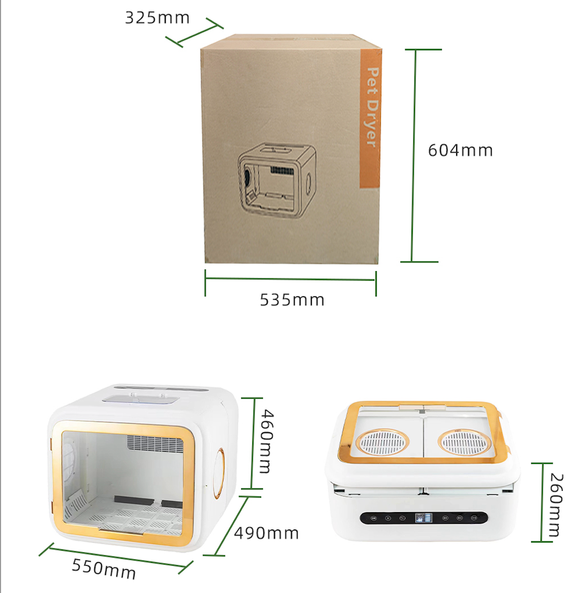 Pet Dryer Box for Cats – AeroDry X55 Quiet & Gentle Drying