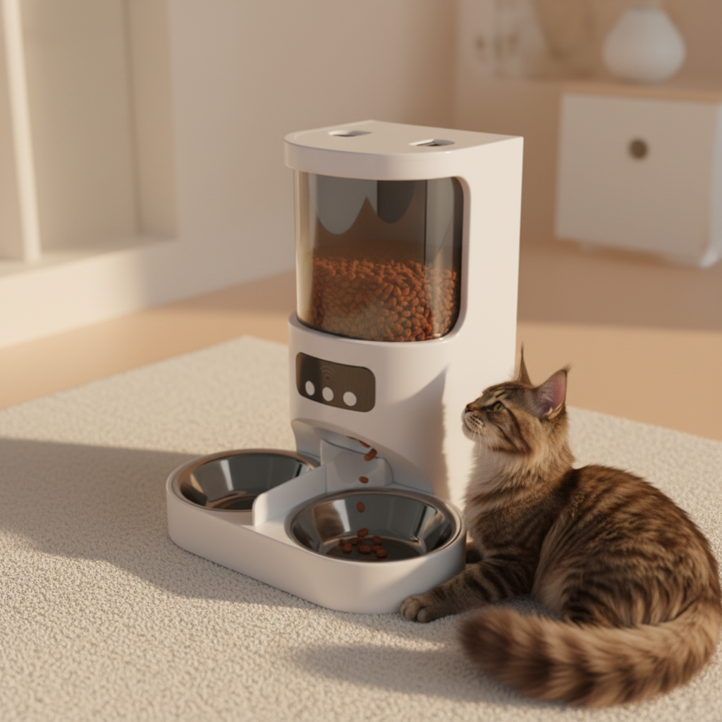 Automatic Cat Feeder – TwinMeal X39 Dual Bowl Feeder