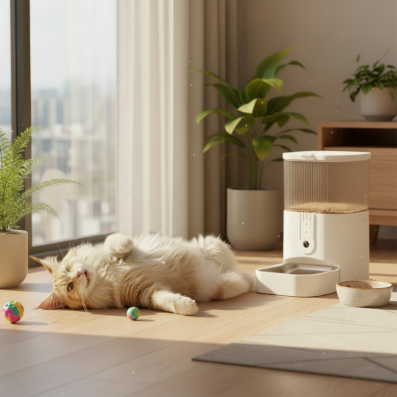 Automatic Cat Feeder with Camera – SmartView X42