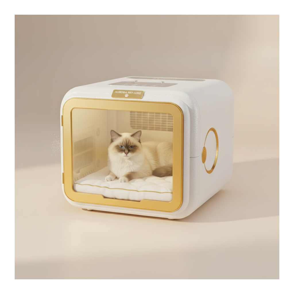 Pet Dryer Box for Cats – AeroDry X55 Quiet & Gentle Drying