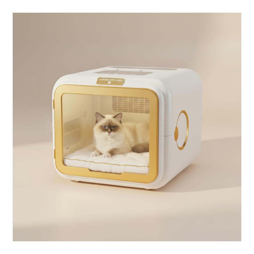 Pet Dryer Box for Cats – AeroDry X55 Quiet & Gentle Drying