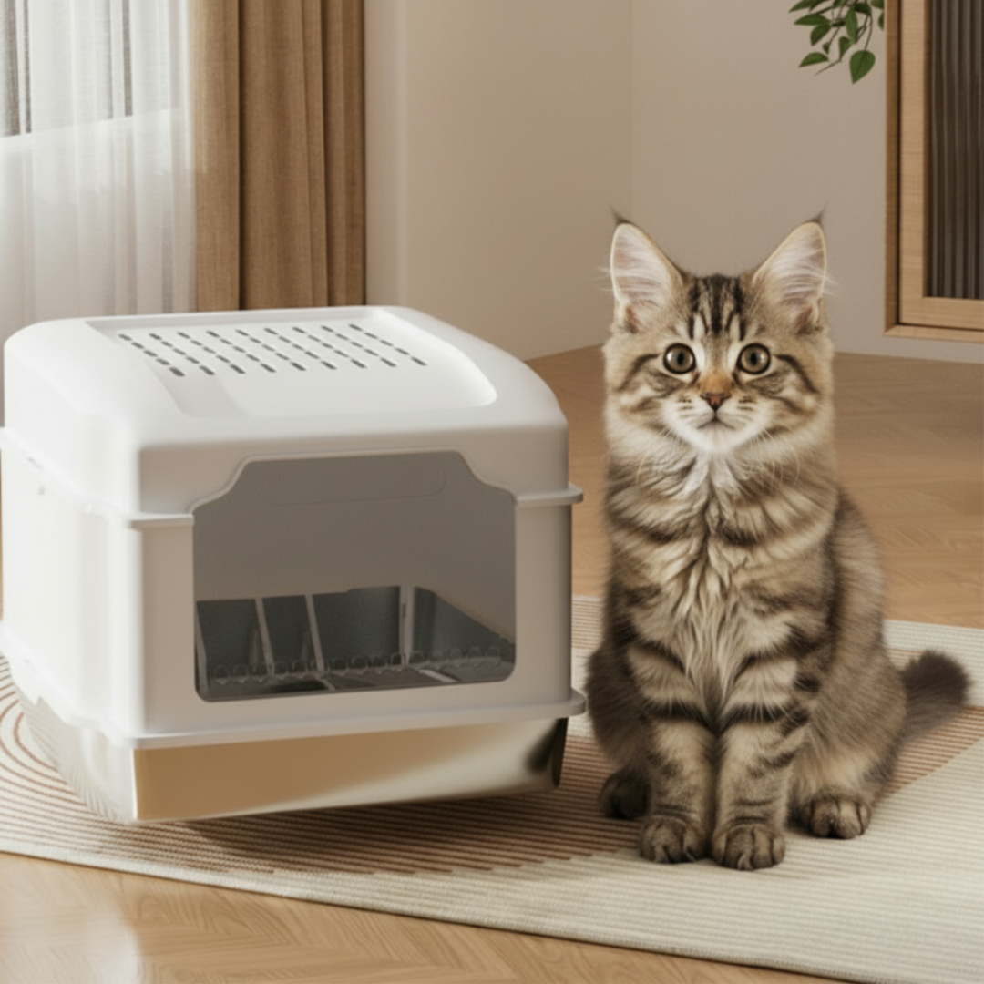 Stainless Steel Litter Box – S5 Hygienic & Easy to Clean